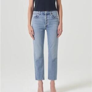 Agolde Women's Straight Leg Jeans - Light Blue